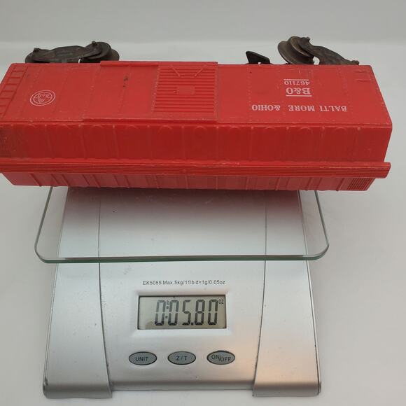 Marx Baltimore & Ohio 467110 8 Wheel Red Boxcar O Scale - Picture 13 of 13